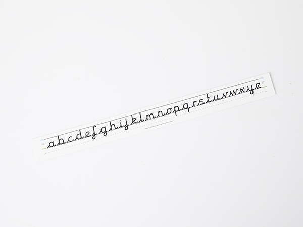 Cursive Alphabet Desk Strip